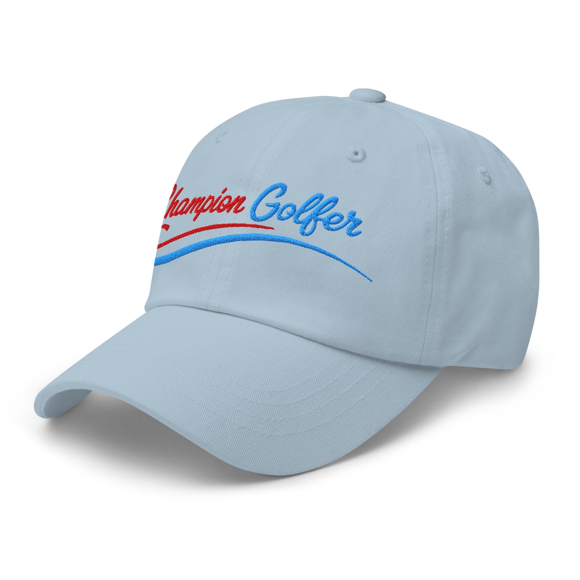 Champion Golfer Sparkling Star Fun Embroidered Golf Cap - Funny Golf Tee by Swing Epic