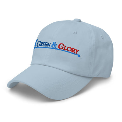 Green & Glory Embroidered Golf Cap - Funny Golf Tee by Swing Epic