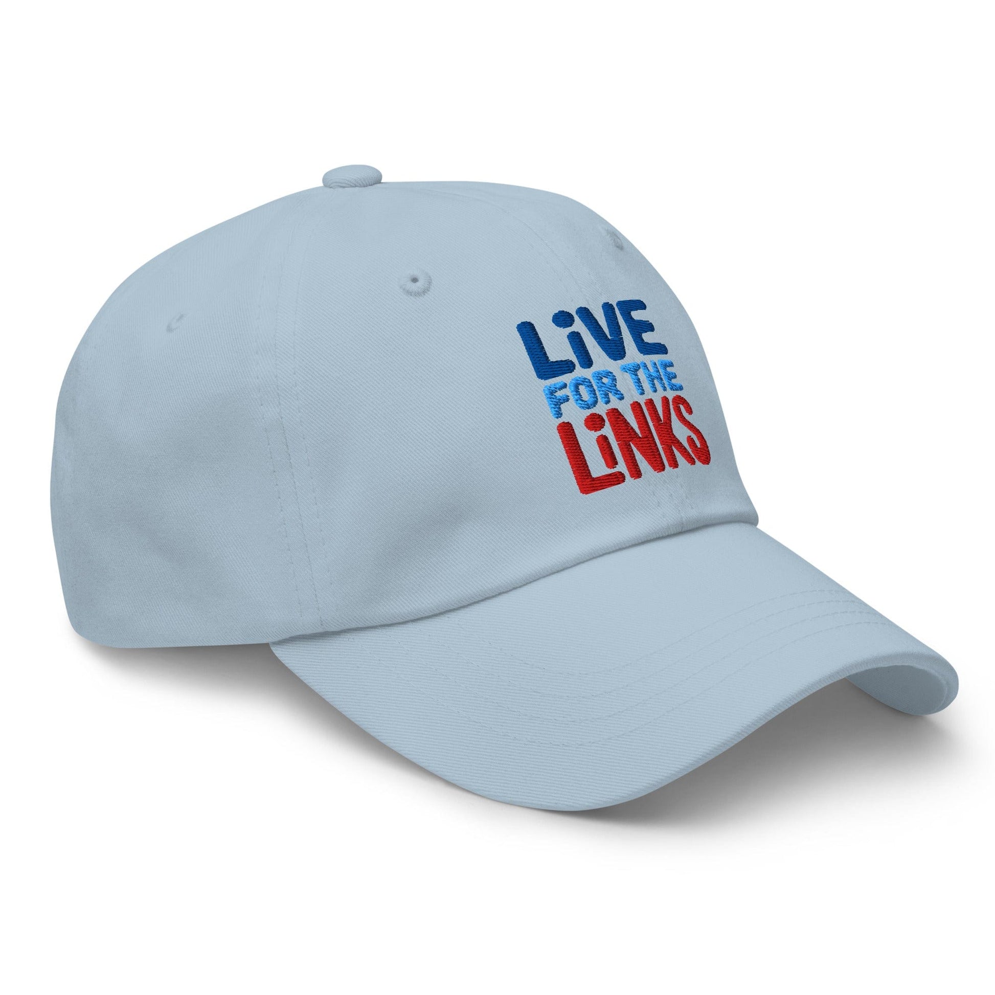 Live For The Links Fun Embroidered Golf Cap - Funny Golf Tee by Swing Epic
