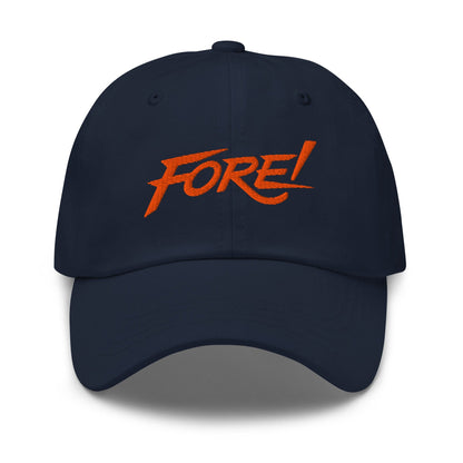 FORE Lookout Fun Embroidered Golf Cap - Funny Golf Tee by Swing Epic