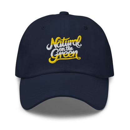 Natural on the Green Fun Embroidered Golf Cap - Funny Golf Tee by Swing Epic