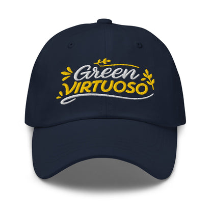 Green Virtuoso Masterpiece Design Embroidered Golf Cap - Funny Golf Tee by Swing Epic