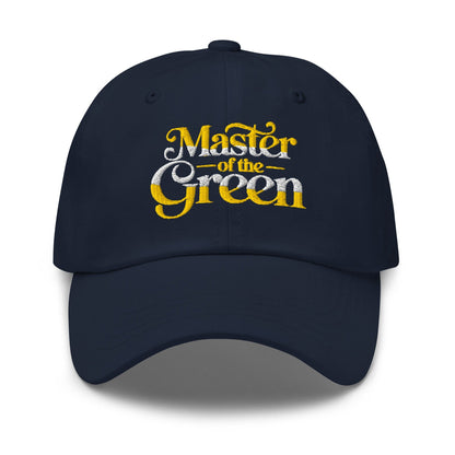 Master of the Green Engaging Embroidered Golf Cap - Funny Golf Tee by Swing Epic
