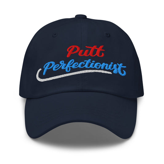 Putt Perfectionist Fun Embroidered Golf Cap - Funny Golf Tee by Swing Epic