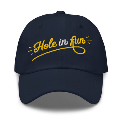 Hole in Fun Embroidered Golf Cap - Funny Golf Tee by Swing Epic
