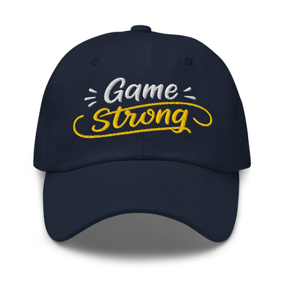 Game Strong Embroidered Golf Cap - Funny Golf Tee by Swing Epic