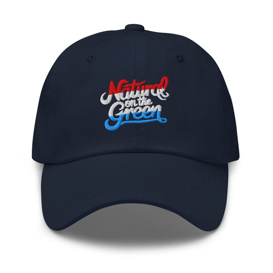 Natural on the Green Fun Embroidered Golf Cap - Funny Golf Tee by Swing Epic
