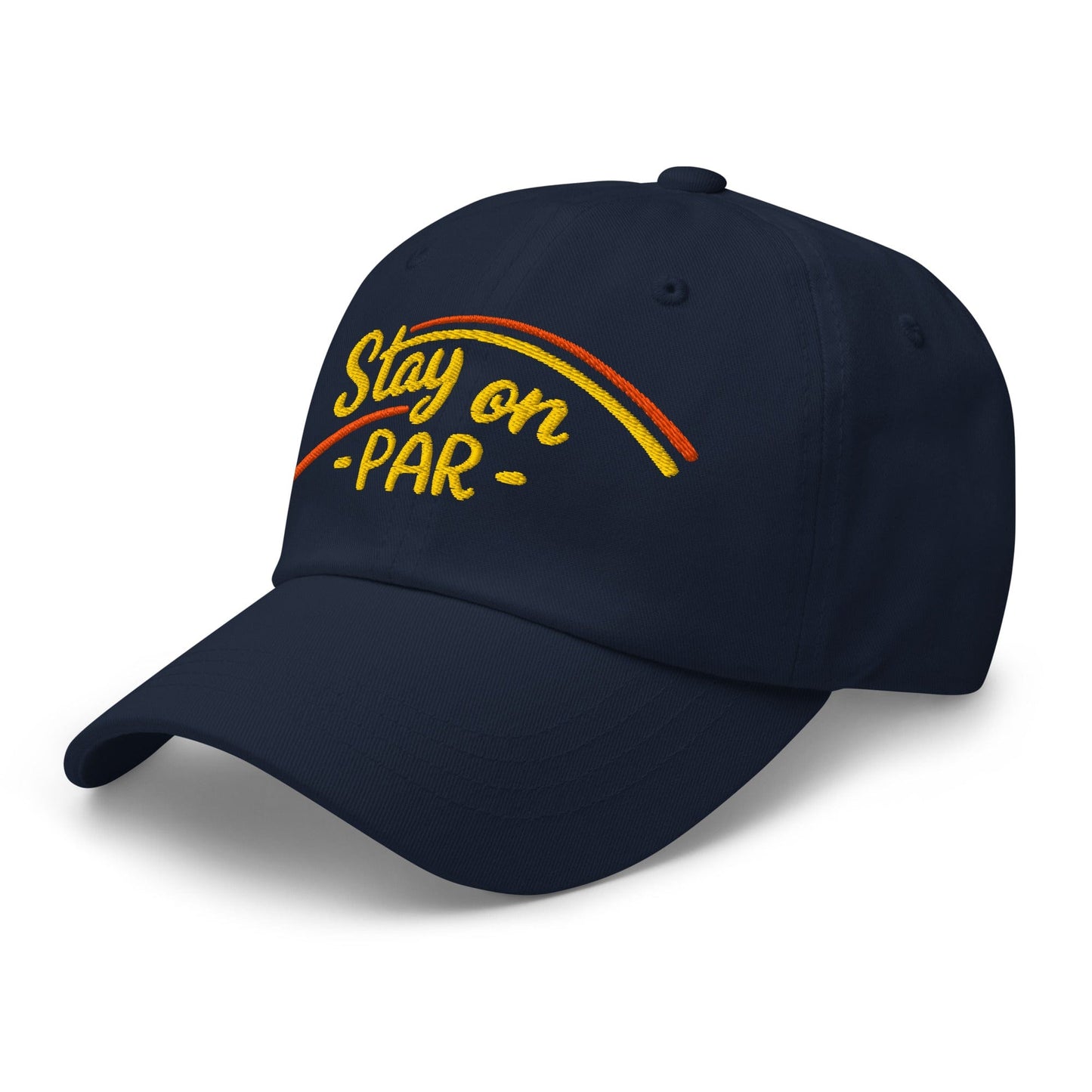 Stay on Par Embroidered Golf Cap - Funny Golf Tee by Swing Epic