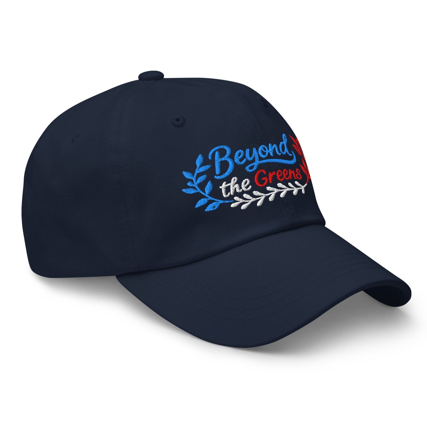 Beyond the Greens Embroidered Golf Cap - Funny Golf Tee by Swing Epic