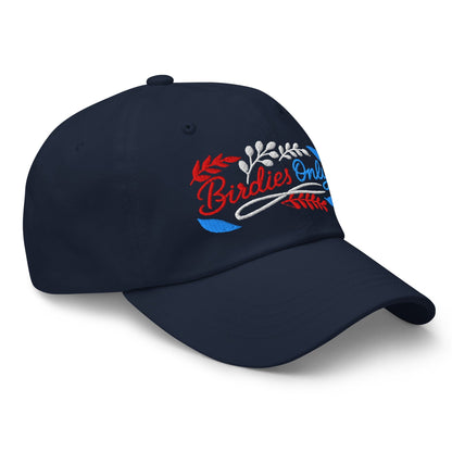 Birdies Only Fun Spirit Design Embroidered Golf Cap - Funny Golf Tee by Swing Epic
