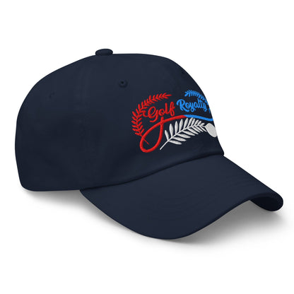 Golf Royalty Fun Design Embroidered Golf Cap - Funny Golf Tee by Swing Epic