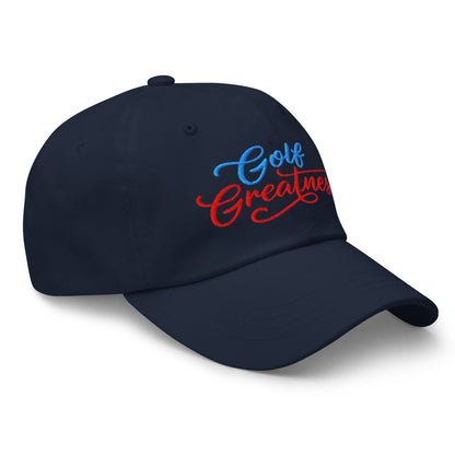 Golf Greatness Embroidered Golf Cap - Funny Golf Tee by Swing Epic
