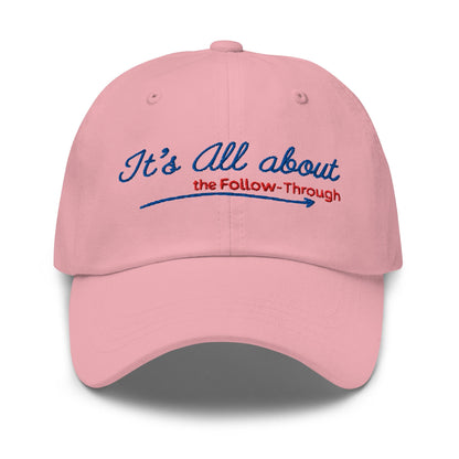 It's All About the Follow-Through Embroidered Golf Cap - Funny Golf Tee by Swing Epic