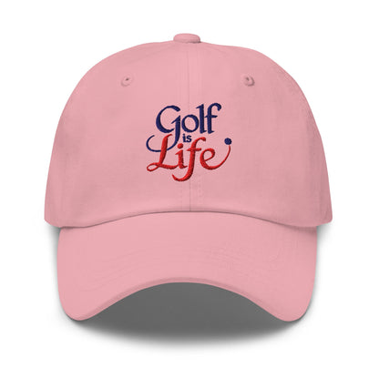 Golf is Life Embroidered Golf Cap - Funny Golf Tee by Swing Epic