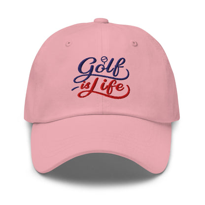 Golf is Life Embroidered Golf Cap - Funny Golf Tee by Swing Epic