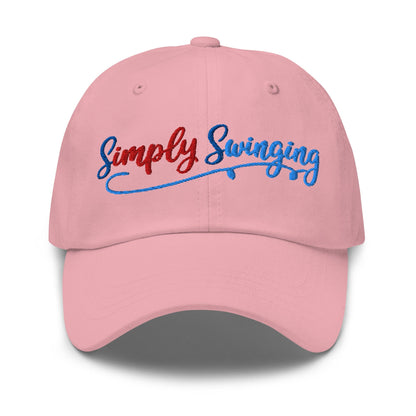 Simply Swinging Quirky Fun Embroidered Golf Cap - Funny Golf Tee by Swing Epic