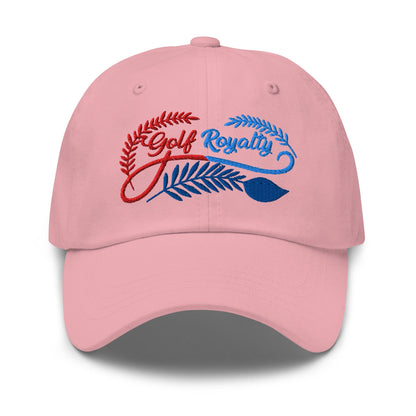 Golf Royalty Fun Design Embroidered Golf Cap - Funny Golf Tee by Swing Epic