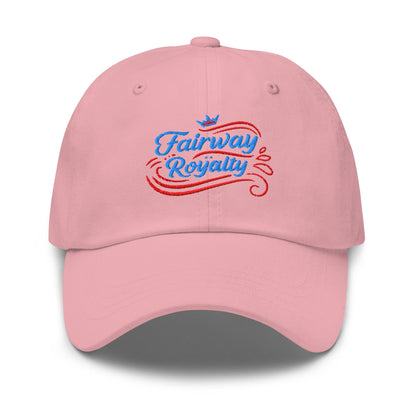 Fairway Royalty Swirls Leaf Detailed Embroidered Golf Cap - Funny Golf Tee by Swing Epic