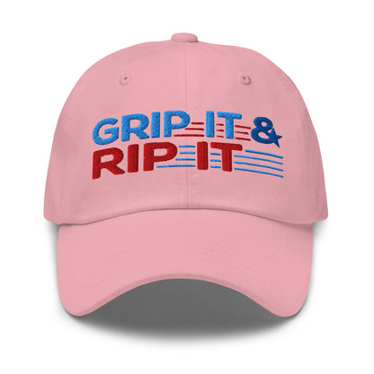 Grip It & Rip It Star Fun Embroidered Golf Cap - Funny Golf Tee by Swing Epic