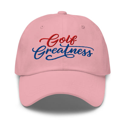 Golf Greatness Embroidered Golf Cap - Funny Golf Tee by Swing Epic