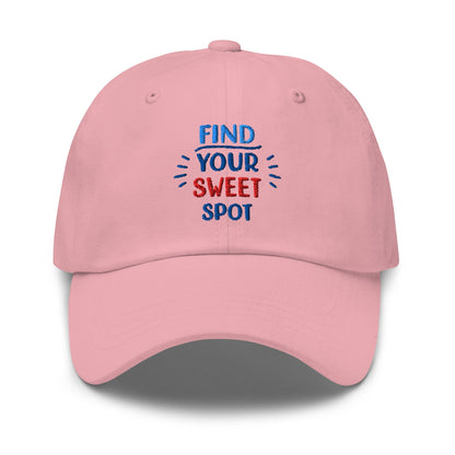 Find Your Sweet Spot Embroidered Golf Cap - Funny Golf Tee by Swing Epic