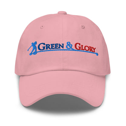 Green & Glory Embroidered Golf Cap - Funny Golf Tee by Swing Epic
