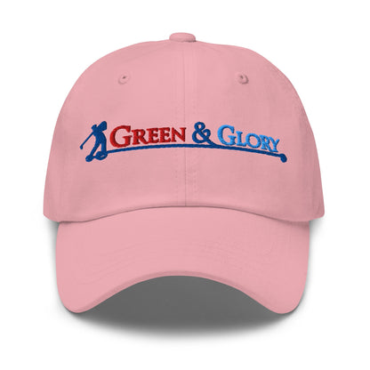 Green & Glory Embroidered Golf Cap - Funny Golf Tee by Swing Epic