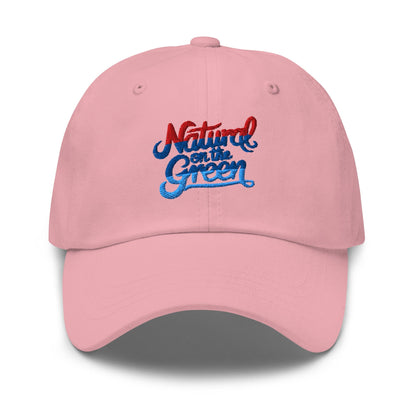 Natural on the Green Fun Embroidered Golf Cap - Funny Golf Tee by Swing Epic