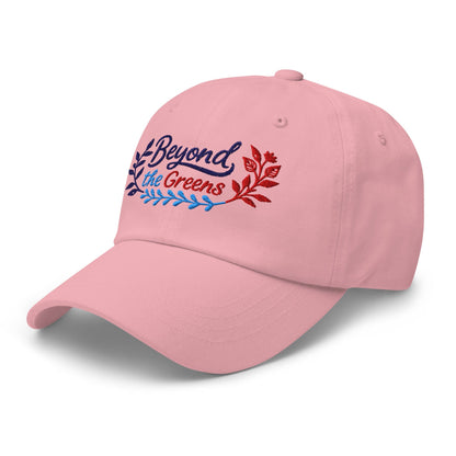 Beyond the Greens Embroidered Golf Cap - Funny Golf Tee by Swing Epic