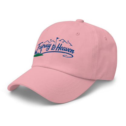 Fairway to Heaven Embroidered Golf Cap - Funny Golf Tee by Swing Epic