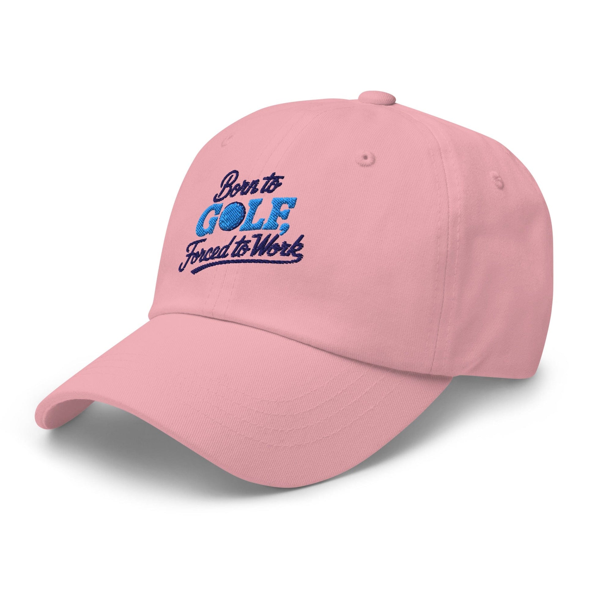 Born to Golf Forced to Work Fun Unique Embroidered Golf Cap - Funny Golf Tee by Swing Epic