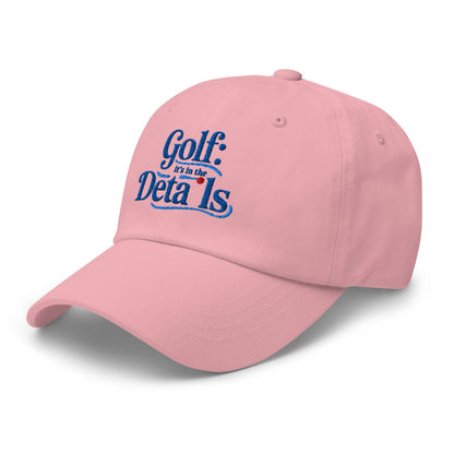 Golf It's In The Details Quirky Engaging Embroidered Golf Cap - Funny Golf Tee by Swing Epic