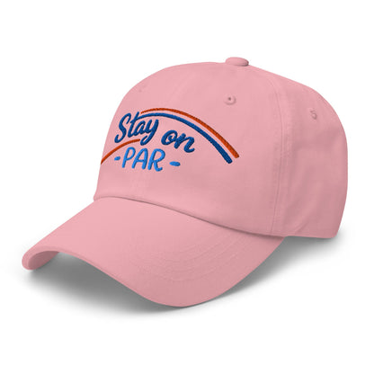Stay on Par Embroidered Golf Cap - Funny Golf Tee by Swing Epic