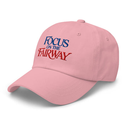 Focus on the Fairway Embroidered Golf Cap - Funny Golf Tee by Swing Epic