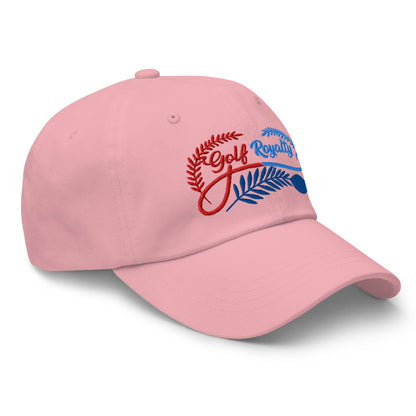Golf Royalty Fun Design Embroidered Golf Cap - Funny Golf Tee by Swing Epic