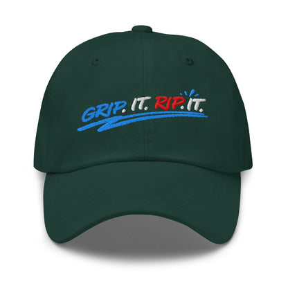 Grip It Rip It Embroidered Golf Cap - Funny Golf Tee by Swing Epic
