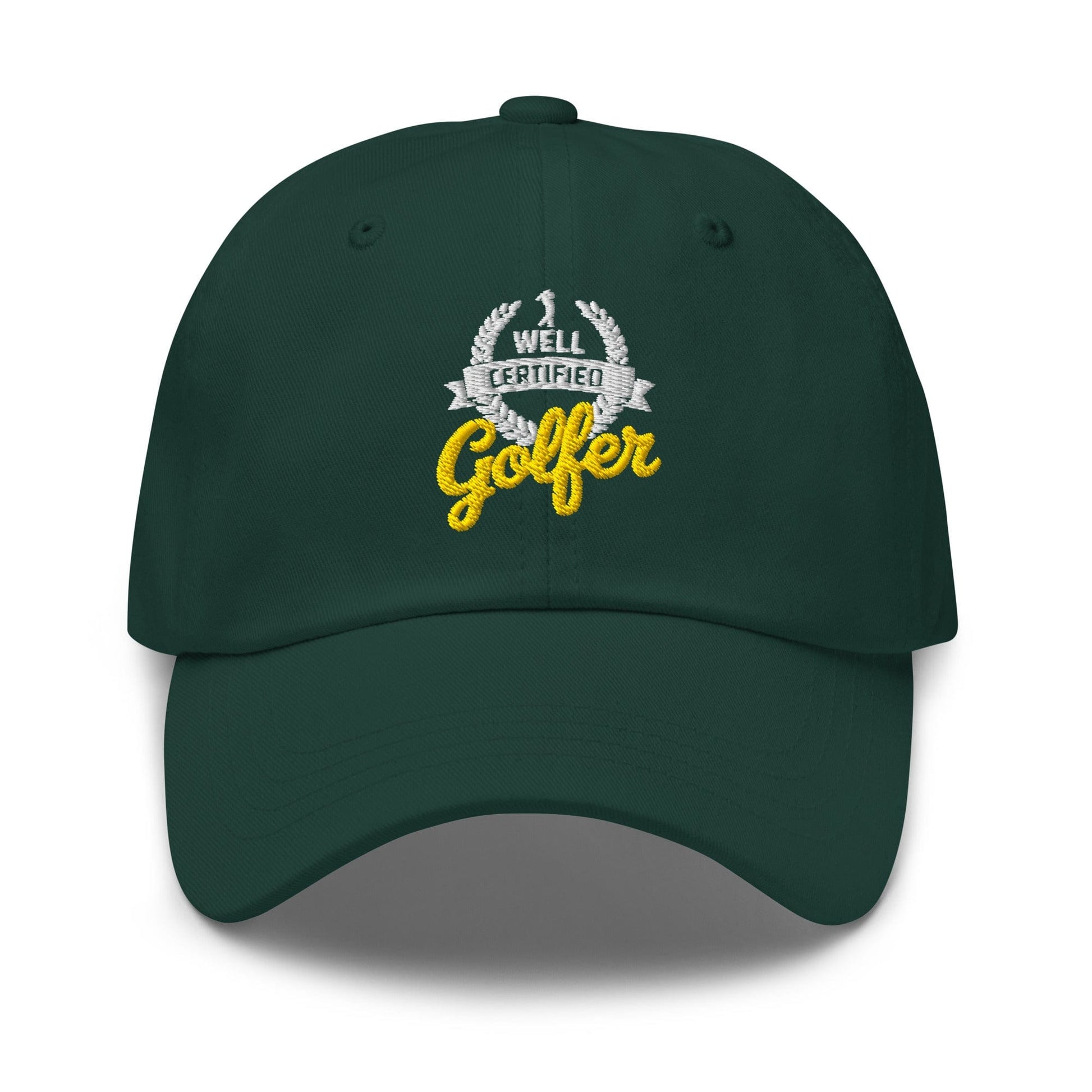 Well Certified Golfer Embroidered Golf Cap - Funny Golf Tee by Swing Epic