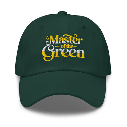 Master of the Green Engaging Embroidered Golf Cap - Funny Golf Tee by Swing Epic