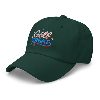 Golf Great Fun & Quirky Embroidered Golf Cap - Funny Golf Tee by Swing Epic