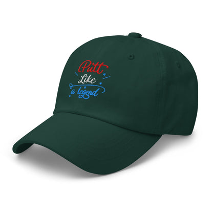 Putt Like A Legend Fun Embroidered Golf Cap - Funny Golf Tee by Swing Epic