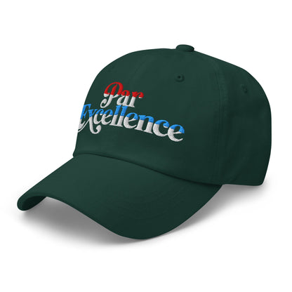 Par Excellence Embroidered Golf Cap - Funny Golf Tee by Swing Epic