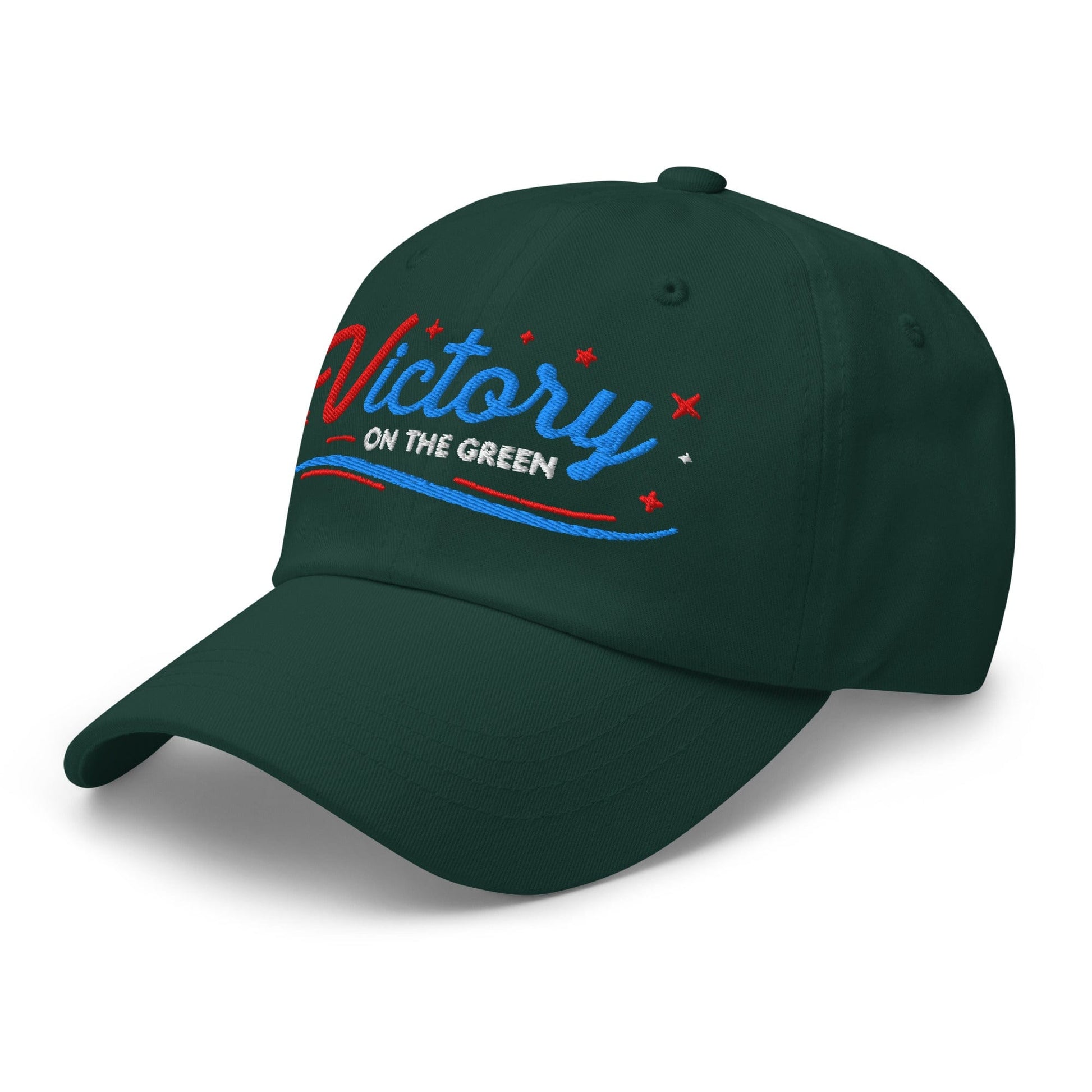 Victory On The Green Embroidered Golf Cap - Funny Golf Tee by Swing Epic