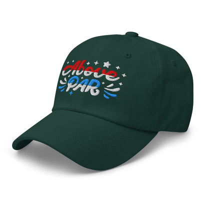 Above Par Embroidered Golf Cap - Funny Golf Tee by Swing Epic