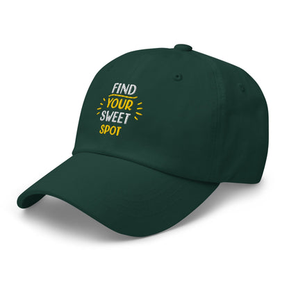 Find Your Sweet Spot Embroidered Golf Cap - Funny Golf Tee by Swing Epic