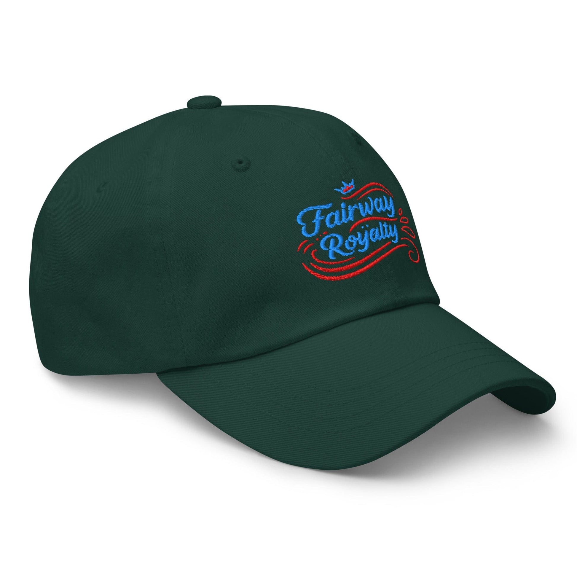 Fairway Royalty Swirls Leaf Detailed Embroidered Golf Cap - Funny Golf Tee by Swing Epic