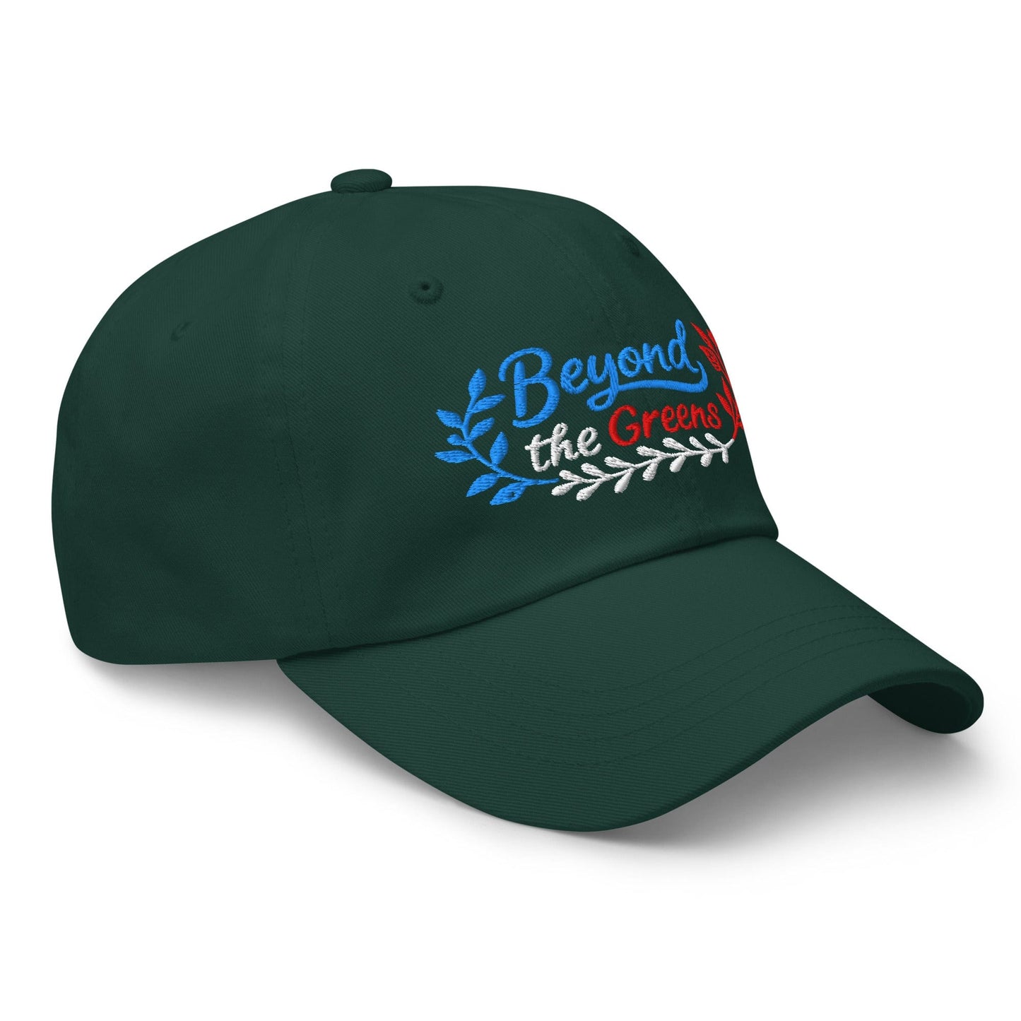 Beyond the Greens Embroidered Golf Cap - Funny Golf Tee by Swing Epic