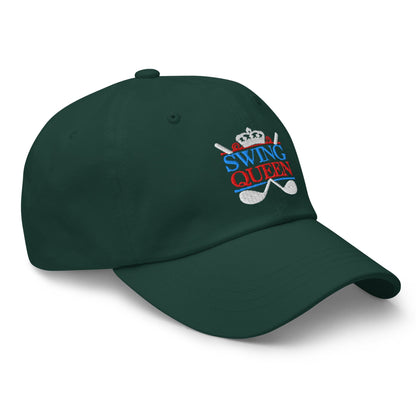 Swing Queen Embroidered Golf Cap - Funny Golf Tee by Swing Epic