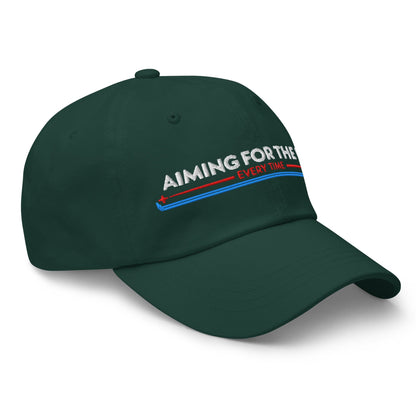 Aiming for the Pin Every Time Engaging Embroidered Golf Cap - Funny Golf Tee by Swing Epic