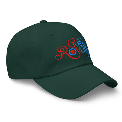 Golf Royalty Quirky Fun Embroidered Golf Cap - Funny Golf Tee by Swing Epic