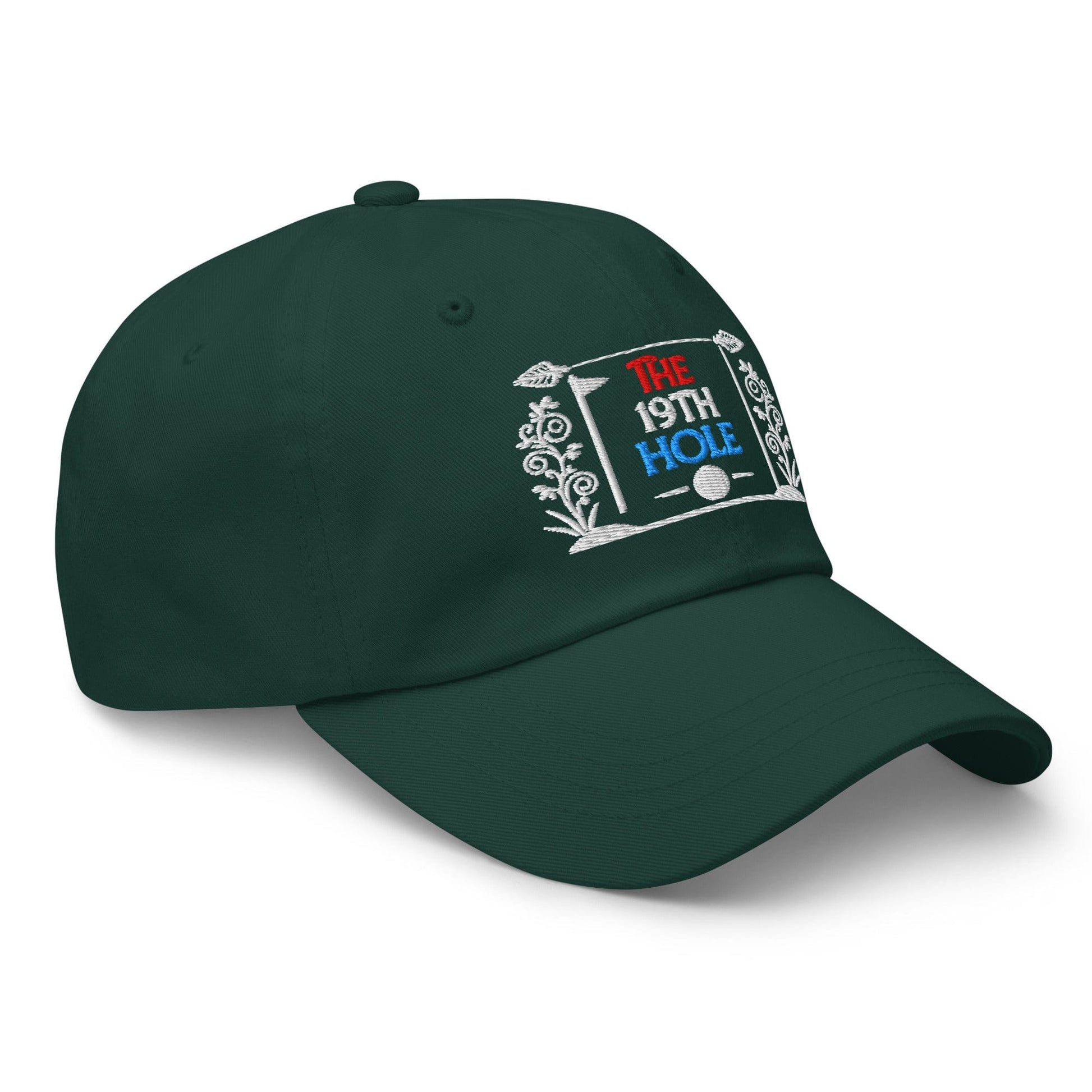 The 19th Hole Fun Embroidered Golf Cap - Funny Golf Tee by Swing Epic
